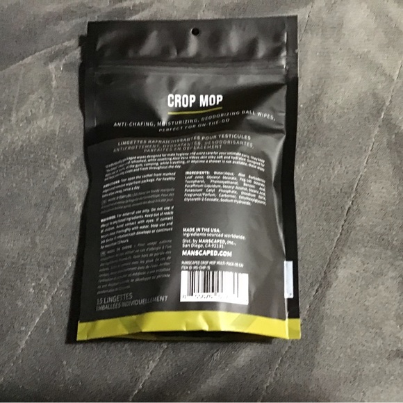 Manscaped crop mop ball wipes new package - Picture 4 of 5